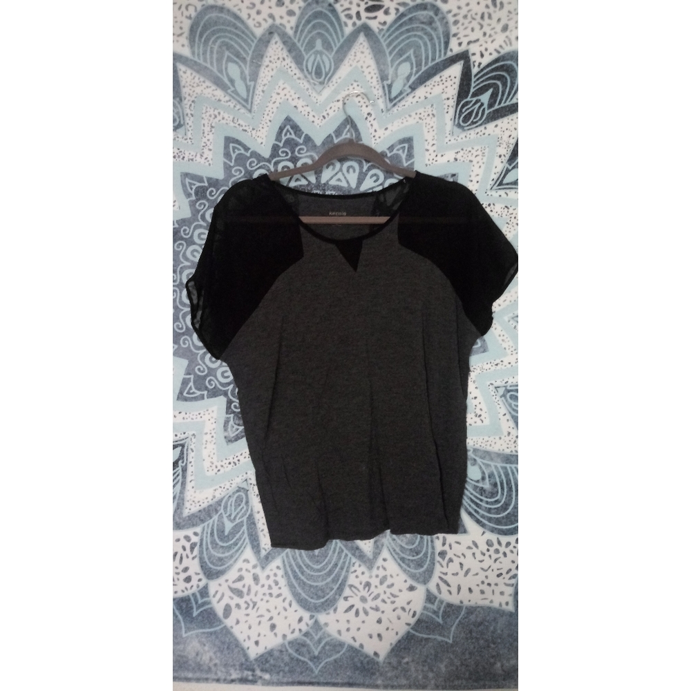 Kensie sheer detail top